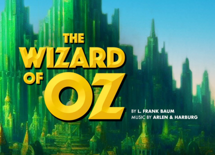 Graphic drawing of the emerald city from the Wizard of Oz.